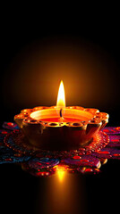 Obraz na płótnie Canvas Diwali is the festival of lights in india