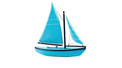 Fototapeta premium sailing boat isolated