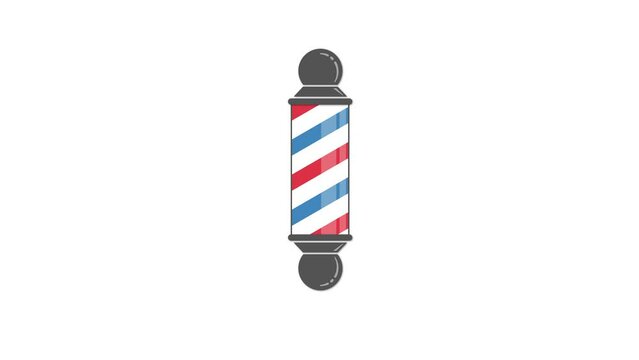Barber shop pole Animation