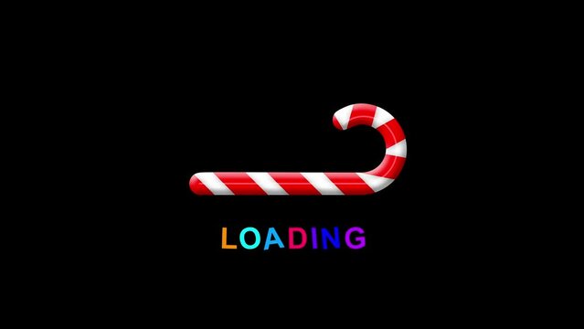 Candy cane animation