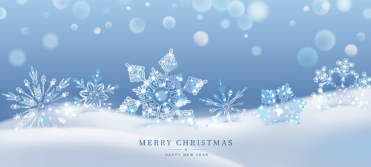 Christmas winter background - 671386489