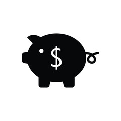Piggy Bank Icon Vector Design template