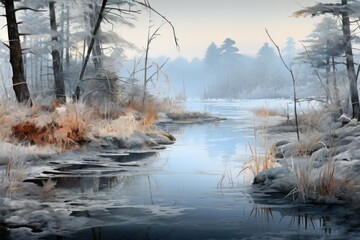 Frozen Bodies of Water - Generative AI