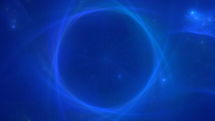 3D manual rendering abstract technology fractal background