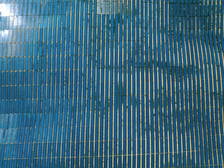 A field of solar panels in Quy Nhon, Binh Dinh, Vietnam