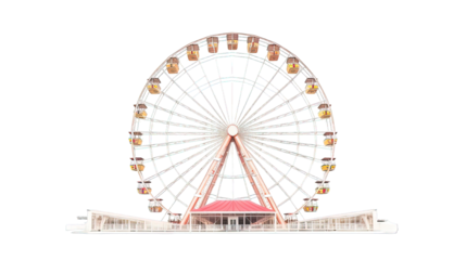ferris wheel isolated