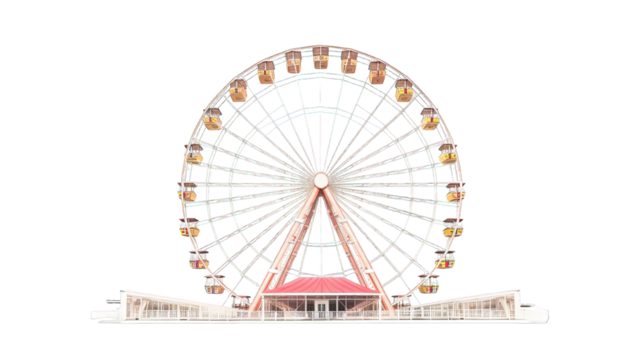 ferris wheel isolated