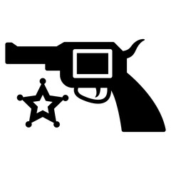 Cowboy toy icon