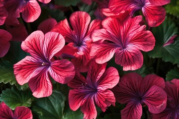 Tropical Tranquility Geranium Texture Nature Background