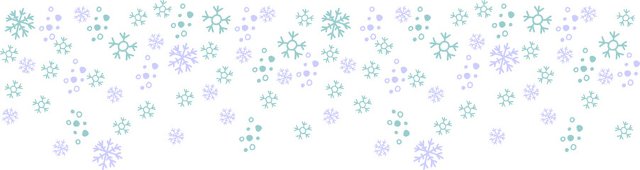 Christmas snowflake background, vector illustration