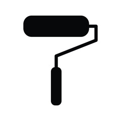 Paint Roller Icon Vector Design Template