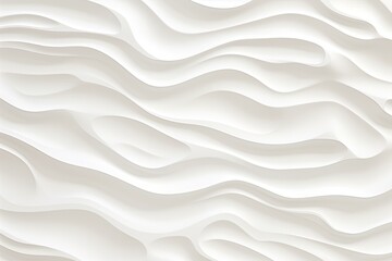 Obraz premium Abstract Wavy White Background: Perfect for Interior Wall Decoration
