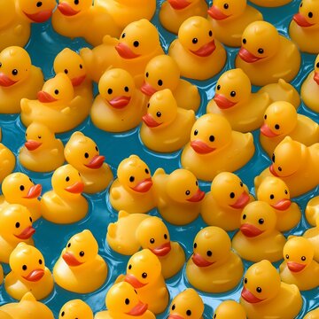 Rubber duck image wallpaper, seamless image