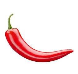 Hot peppers chili with clipping path