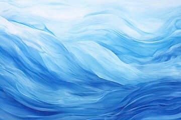 Blue Abstract Wave: A Calm and Fluid Background