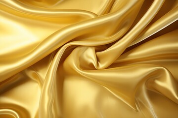 Obraz premium Gold Goddess: Satin Fabric Draping for a Shiny, Luxurious and Divine Background