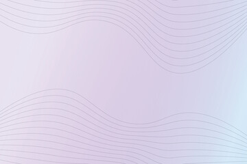 abstract background with smooth wavy lines in lilac and purple colors