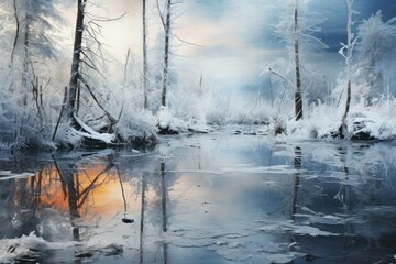 Frozen Bodies of Water - Generative AI
