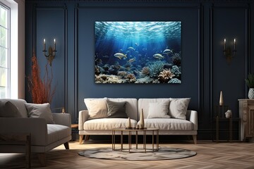 Secrets of the Earth: Abstract Ocean Art - Discover Natural Luxury in Captivating Visuals