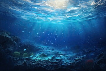 Fototapeta na wymiar Abstract Ocean Art: Secrets of the Earth - Natural Luxury