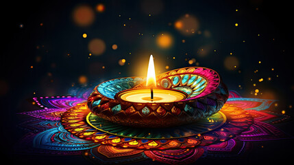 Diwali is the festival of lights in india