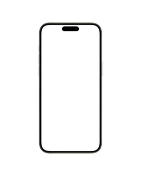 Realistic Iphone, smartphone mockup transpatent image png