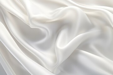 Silky Breeze: White Gray Satin Texture with Natural Soft Blur Pattern