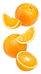 Orange isolated on white background