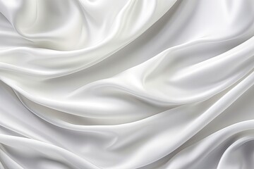 Obraz premium White and Gray Satin: Soft, Natural Patterns - Textured Background