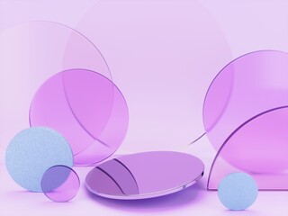 Obraz premium pink and purple glasses 