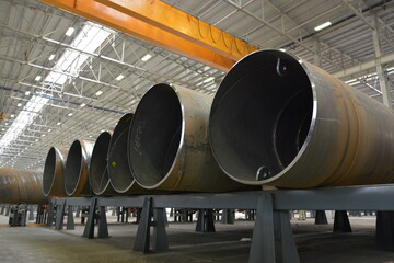 Large diameter steel pipe plant, Steel pipe manufacturing, Steel pipes for drilling oil and water