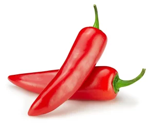 Crédence de cuisine en verre imprimé Piments forts Peppers chili full macro shoot