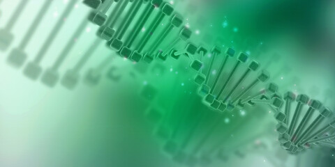 3d render of dna structure, abstract background
