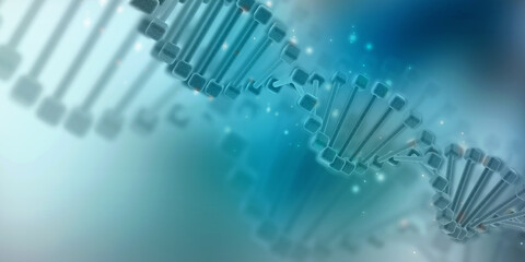 3d render of dna structure, abstract background
 - obrazy, fototapety, plakaty