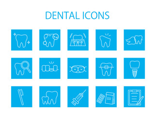歯に関するアイコンセット