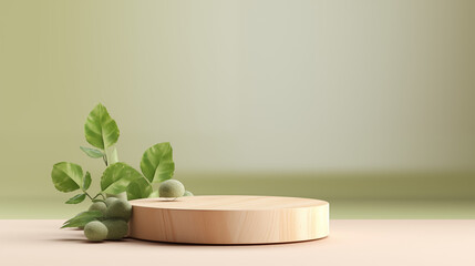 Wood Podium Mock-up