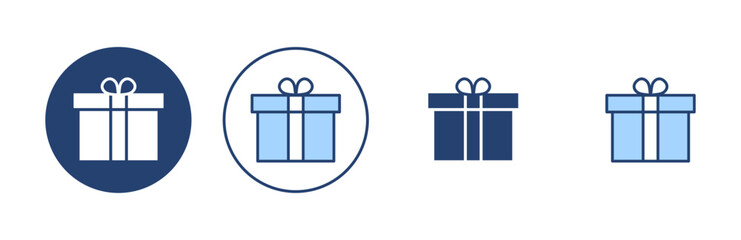 Gift icon vector. gift sign and symbol. birthday gift