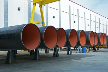 Large diameter steel pipe plant, Steel pipe manufacturing, Steel pipes for drilling oil