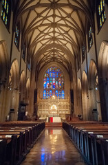 Fototapeta premium The Trinity Church in Manhattan, New York City