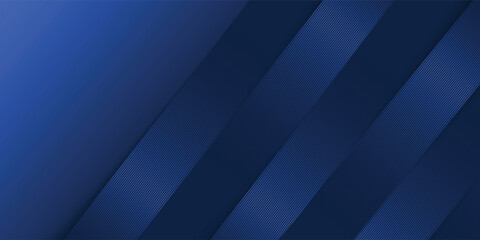 3D modern wave curve abstract presentation background. Luxury paper cut background. Abstract decoration, golden pattern, halftone gradient, 3d vector illustration. Unique dark blue background