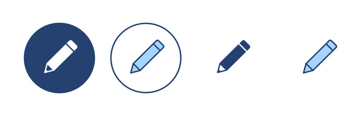Pencil icon vector. pen sign and symbol. edit icon vector