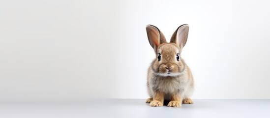 Fototapeta na wymiar Wildlife photo of a pet rabbit