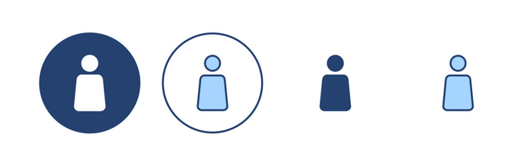 User icon vector. person sign and symbol. people icon.