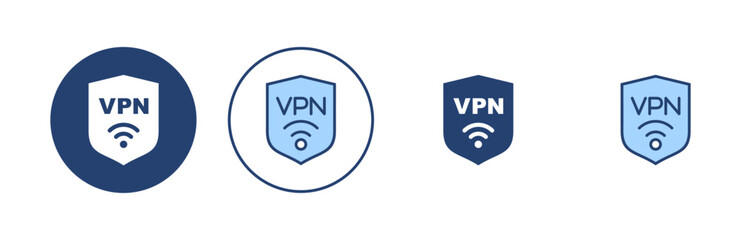 Vpn icon vector. Private network sign and symbol. virtual private network icon.