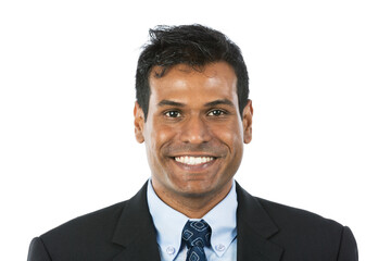 Happy Indian business man