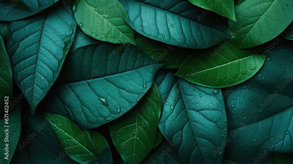 Poster macro leaves background texture