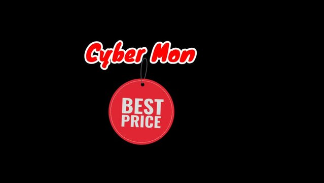 Cyber  Monday big sale, hot sale  , best price tags sales text