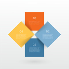Vector business template for presentation.