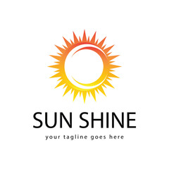 Fototapeta premium Sunshine Logo Design Template