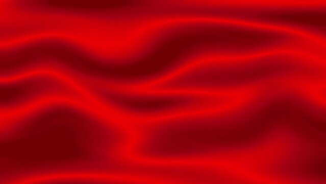 abstract wave background. Wavy reflection surface, ripples. Cloth texture, liquid red pattern. 4K video animation. red wavy fabric motion background, silky black wavy fabric background